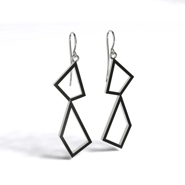 Prism Dangle earrings sterling silver